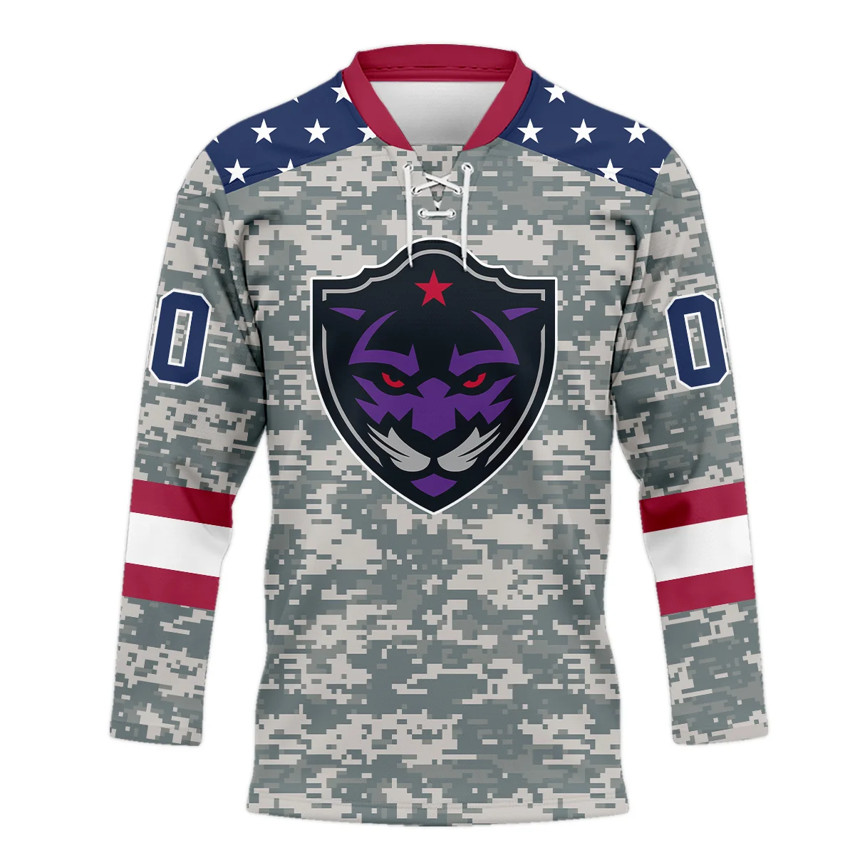 Special Release Panther City Lacrosse Lace Neck Jersey All Over Print HONLL090824A01PCLLNJ