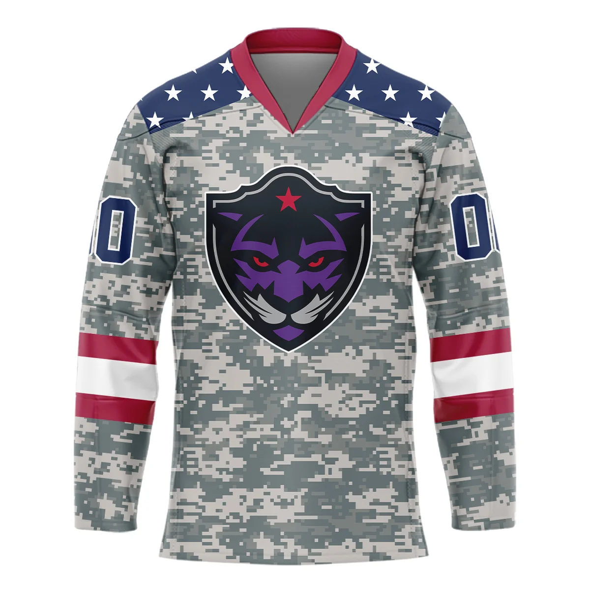 Special Release Panther City Lacrosse V-Neck Jersey All Over Print HONLL090824A01PCLVJ