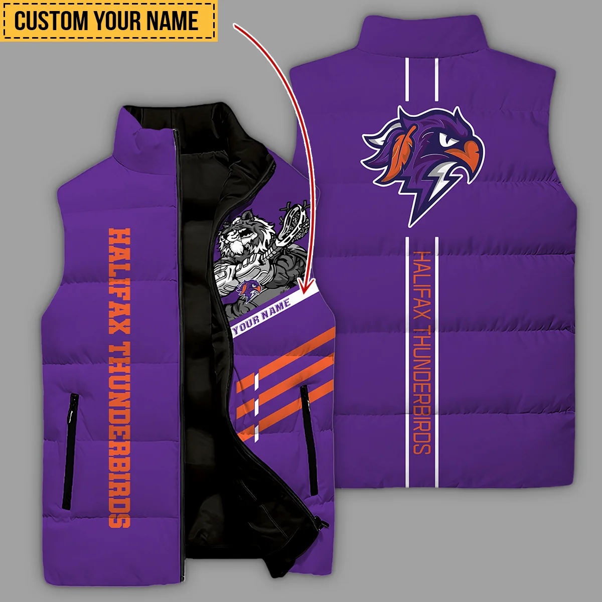 Special Release Sleeveless Puffer Jacket Buffalo Bandits National Lacrosse League All Over Prints HONLL080824A01BUF