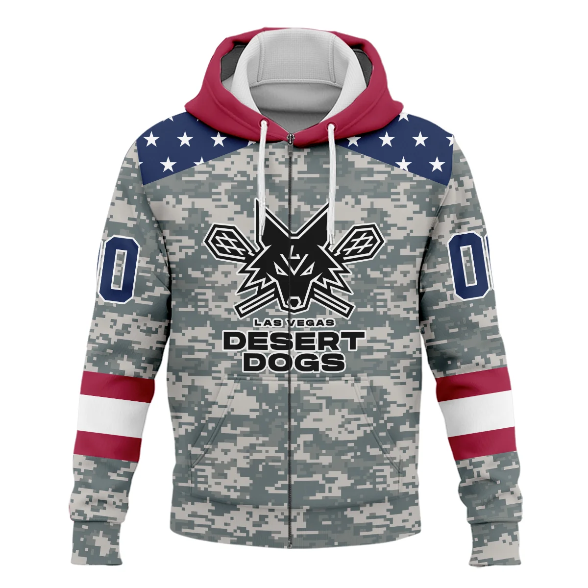 Special Release Zipper Hoodie Las Vegas Desert Dogs National Lacrosse League All Over Prints HONLL090824A01LVDZHD