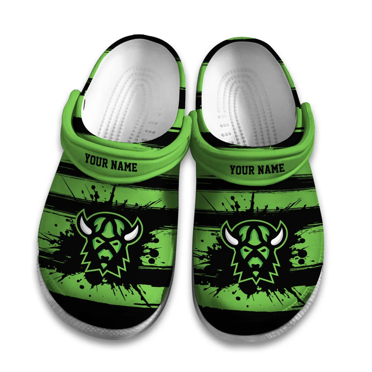 Personalized Brush Pattern Saskatchewan Rush Classic Crocs All Over Print HONLL300724C01SAS