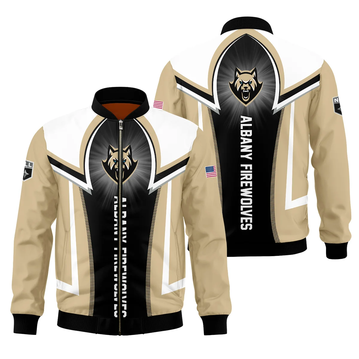 Personalized Gift Bomber Jacket  Buffalo Bandits National Lacrosse League All Over Prints HONLL120824A01BUFBB