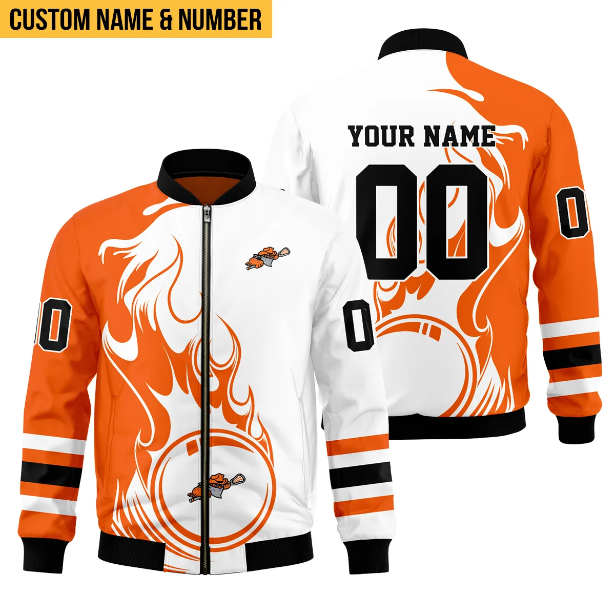 Personalized Gift Bomber Jacket  Buffalo Bandits National Lacrosse League All Over Prints HONLL130824A01BUFBB