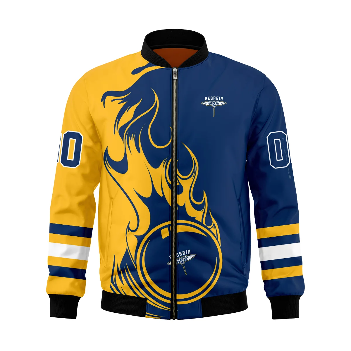 Personalized Gift Bomber Jacket  Georgia Swarm National Lacrosse League All Over Prints HONLL130824A01GEOBB