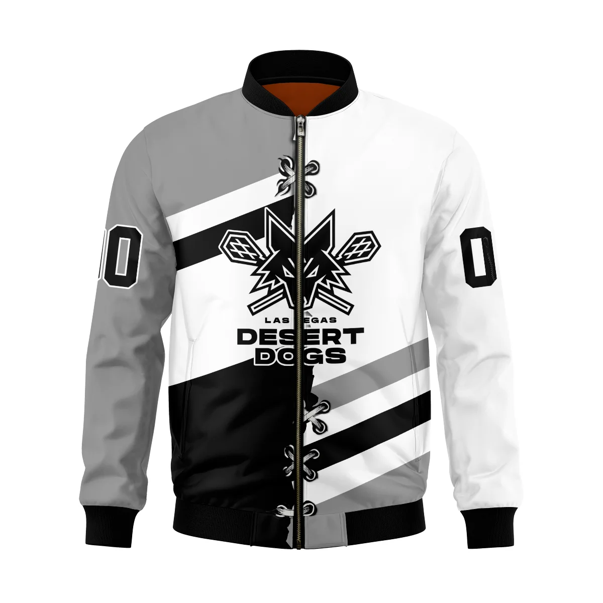 Personalized Gift Bomber Jacket  Las Vegas Desert Dogs National Lacrosse League All Over Prints HONLL120824A02LVDBB