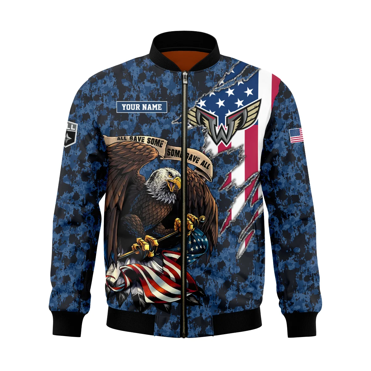 Personalized Gift Bomber Jacket  Philadelphia Wings National Lacrosse League All Over Prints HONLL120824A01PHIBB