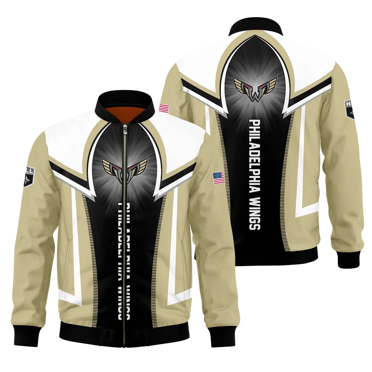 Personalized Gift Bomber Jacket  Philadelphia Wings National Lacrosse League All Over Prints HONLL140824A01PHIBB