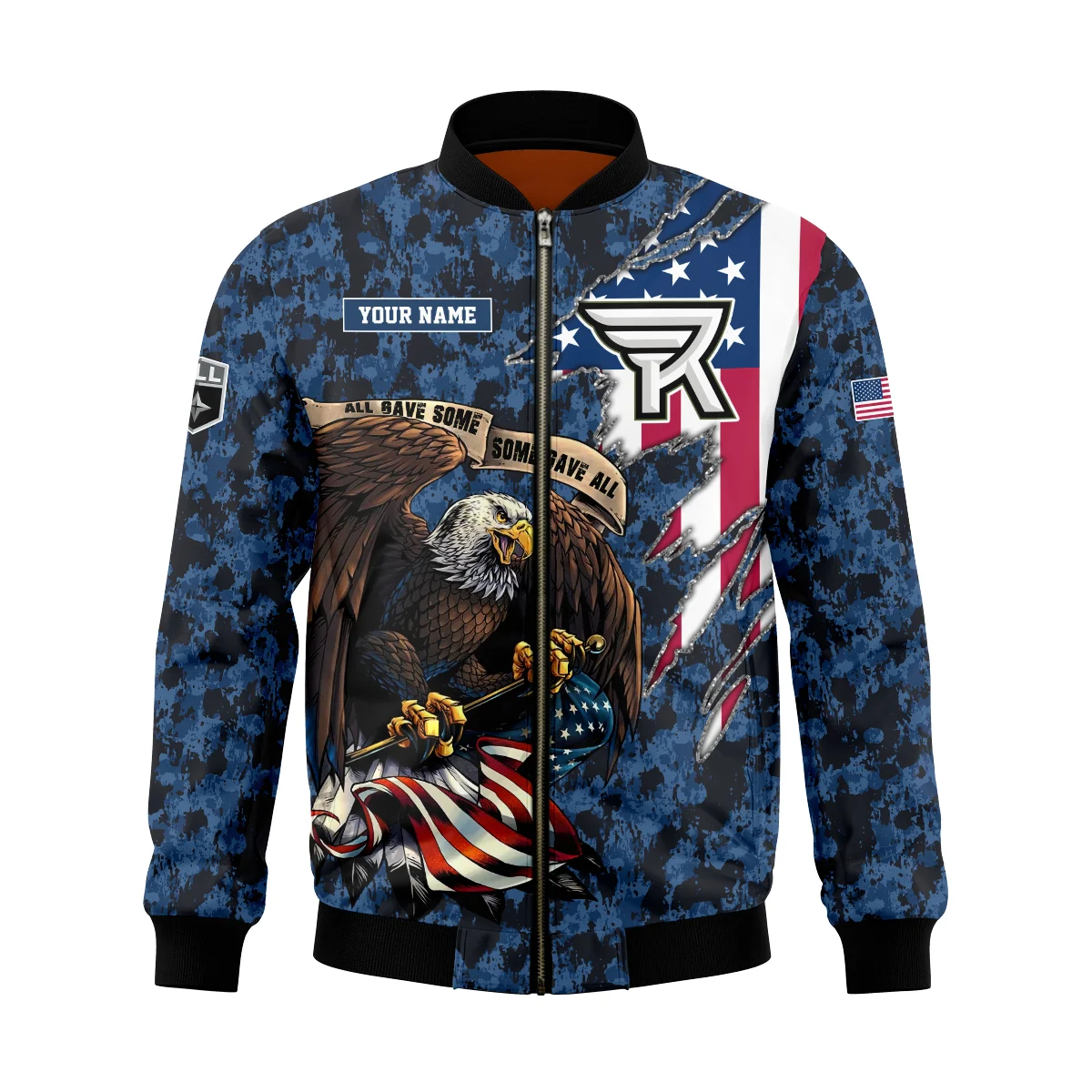 Personalized Gift Bomber Jacket  Rochester Knighthawks National Lacrosse League All Over Prints HONLL120824A01ROCBB