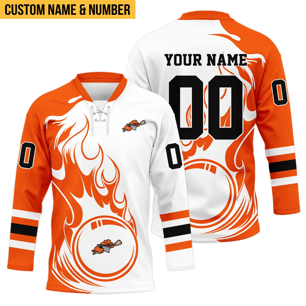 Personalized Gift Buffalo Bandits Lace Neck Jersey All Over Print HONLL120824A02BUFLNJ