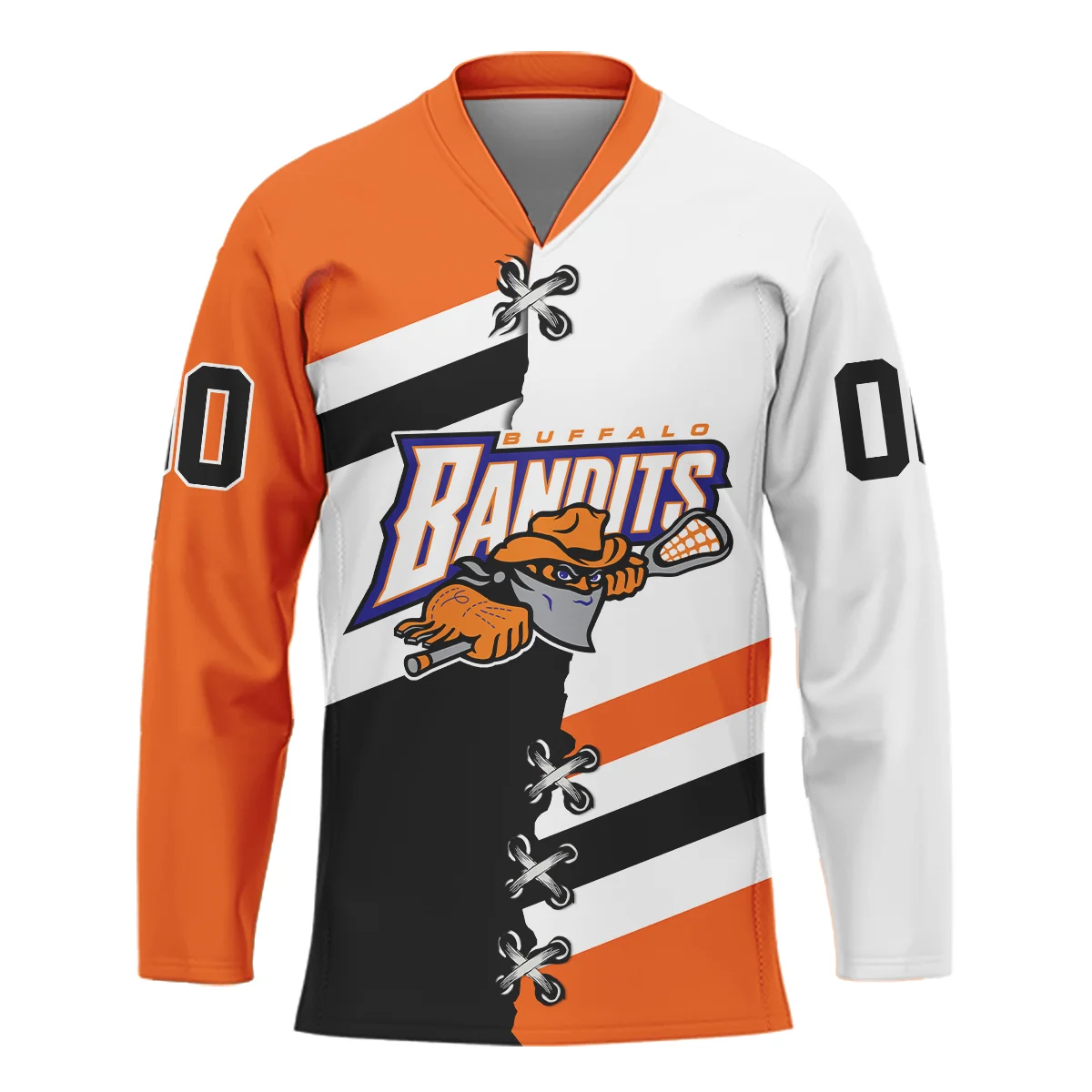 Personalized Gift Buffalo Bandits V-Neck Jersey All Over Print HONLL120824A02BUFVJ