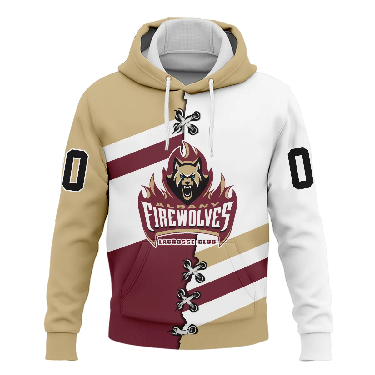 Personalized Gift Hoodie Albany FireWolves National Lacrosse League All Over Prints HONLL120824A02ALBHD