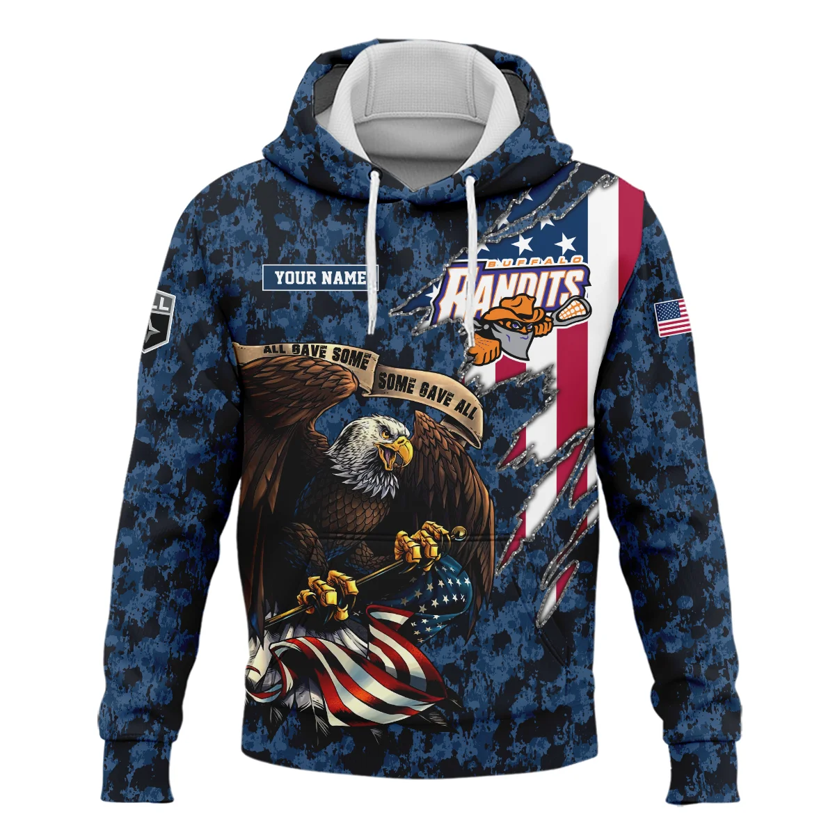 Personalized Gift Hoodie Buffalo Bandits National Lacrosse League All Over Prints HONLL120824A01BUFHD