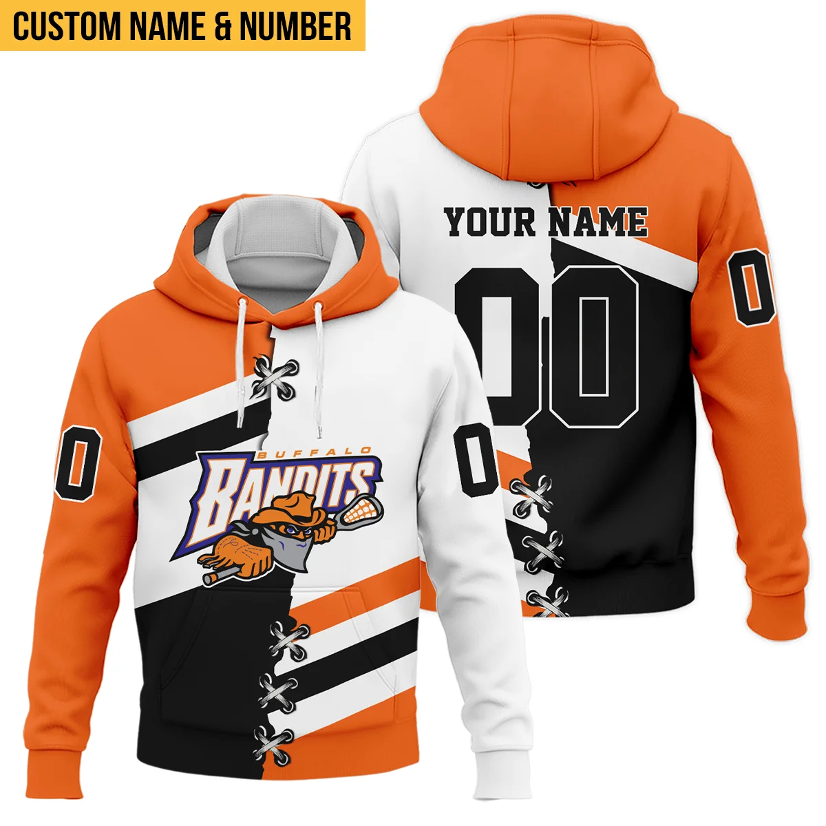 Personalized Gift Hoodie Buffalo Bandits National Lacrosse League All Over Prints HONLL140824A01BUFHD