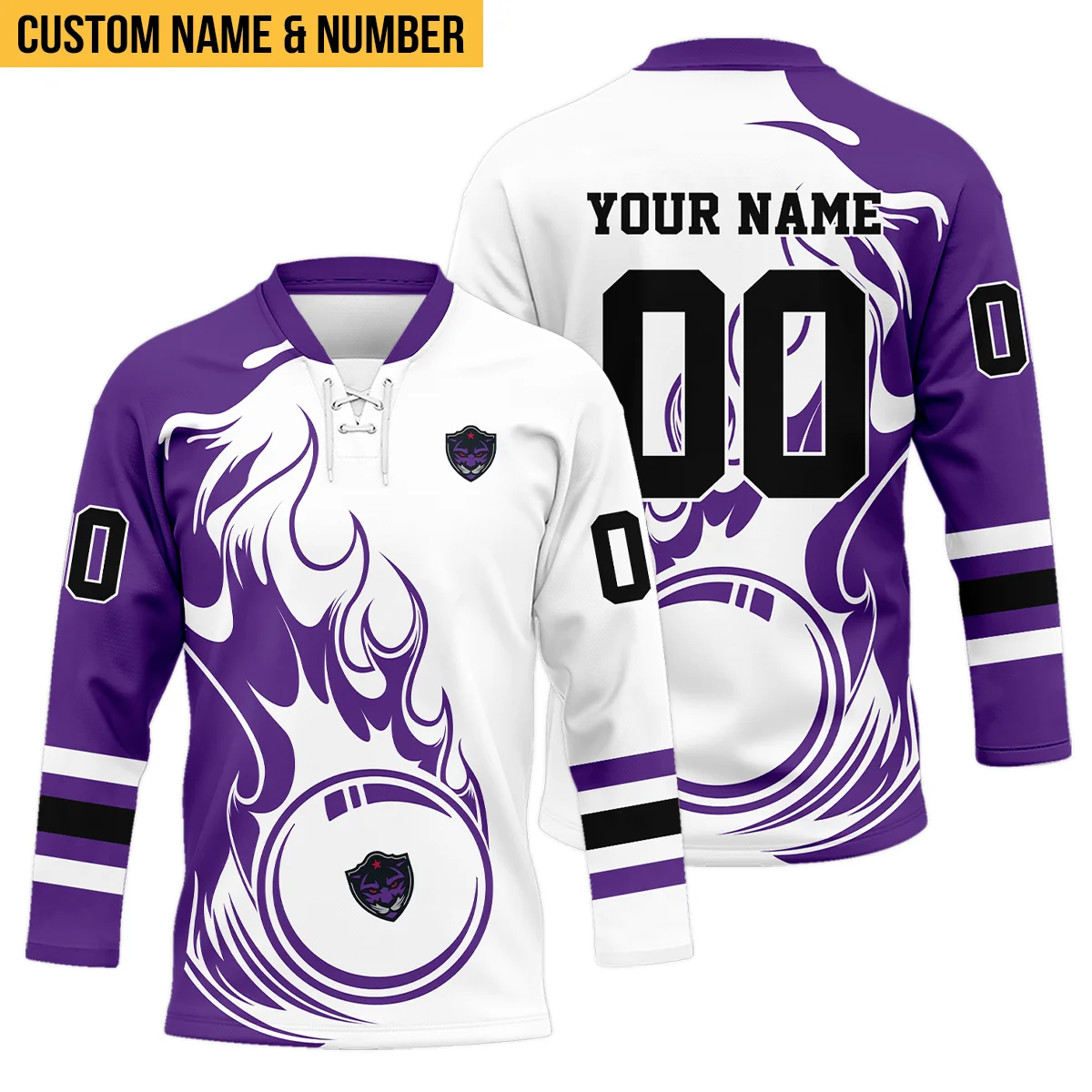 Personalized Gift Panther City Lacrosse Lace Neck Jersey All Over Print HONLL120824A02PCLLNJ