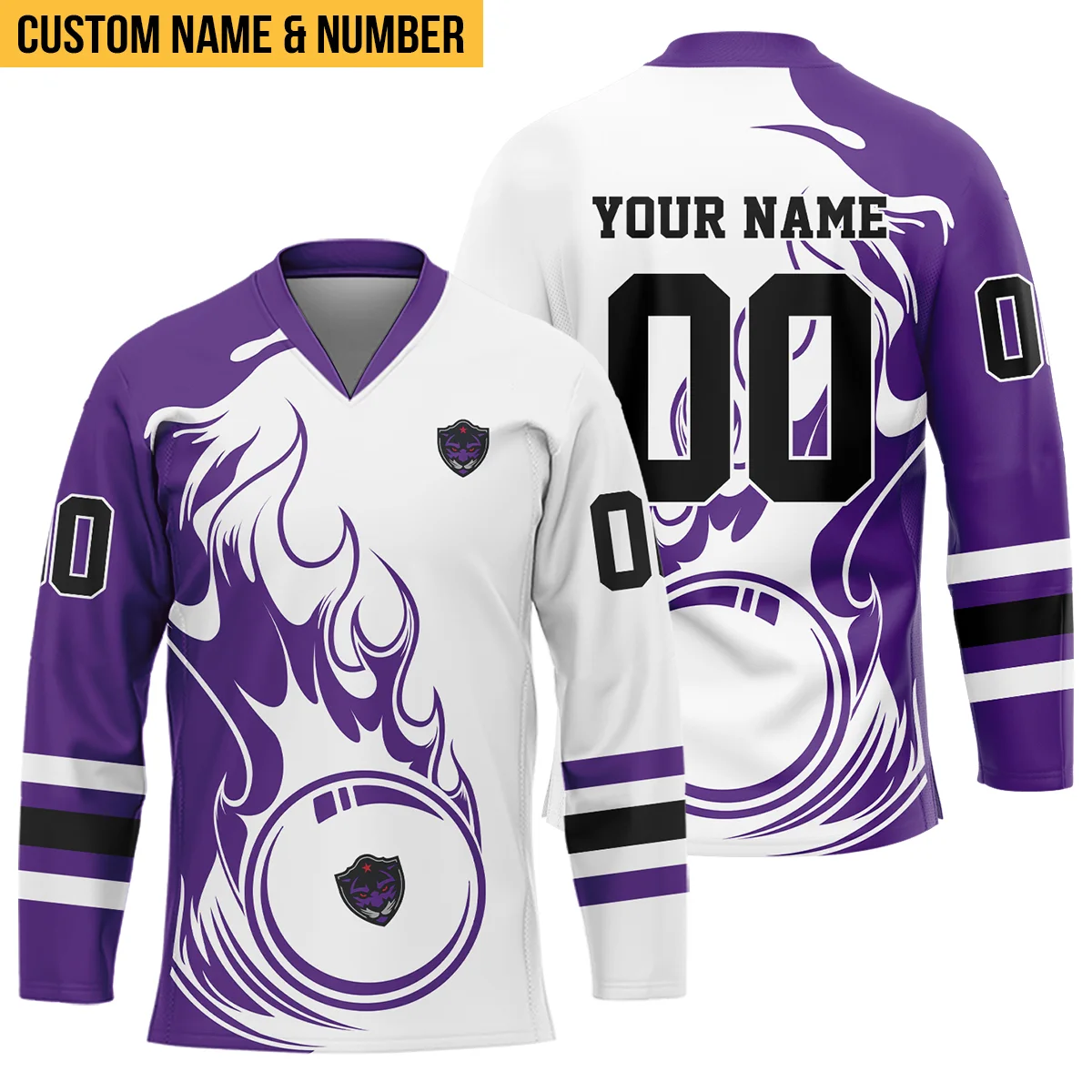 Personalized Gift Panther City Lacrosse Color Mix Fire National Lacrosse League V-Neck Jersey All Over Print HONLL130824A01PCLVJ