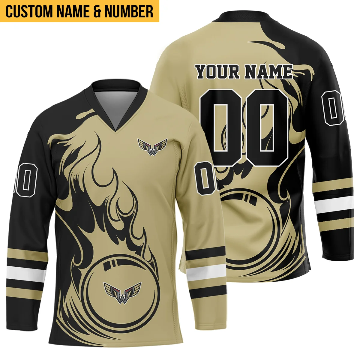 Personalized Gift Rochester Knighthawks Color Mix Fire National Lacrosse League Color Mix Fire National Lacrosse League Lace Neck Jersey All Over Print HONLL130824A01ROCLNJ