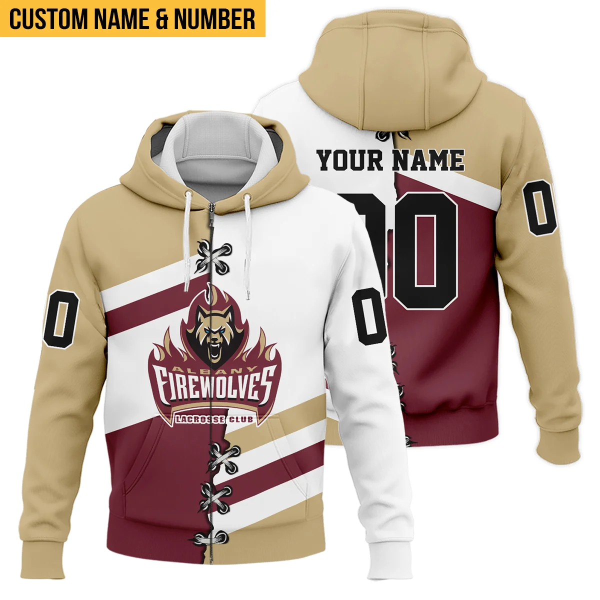 Personalized Gift Zipper Hoodie Colorado Mammoth National Lacrosse League All Over Prints HONLL120824A02COLZHD