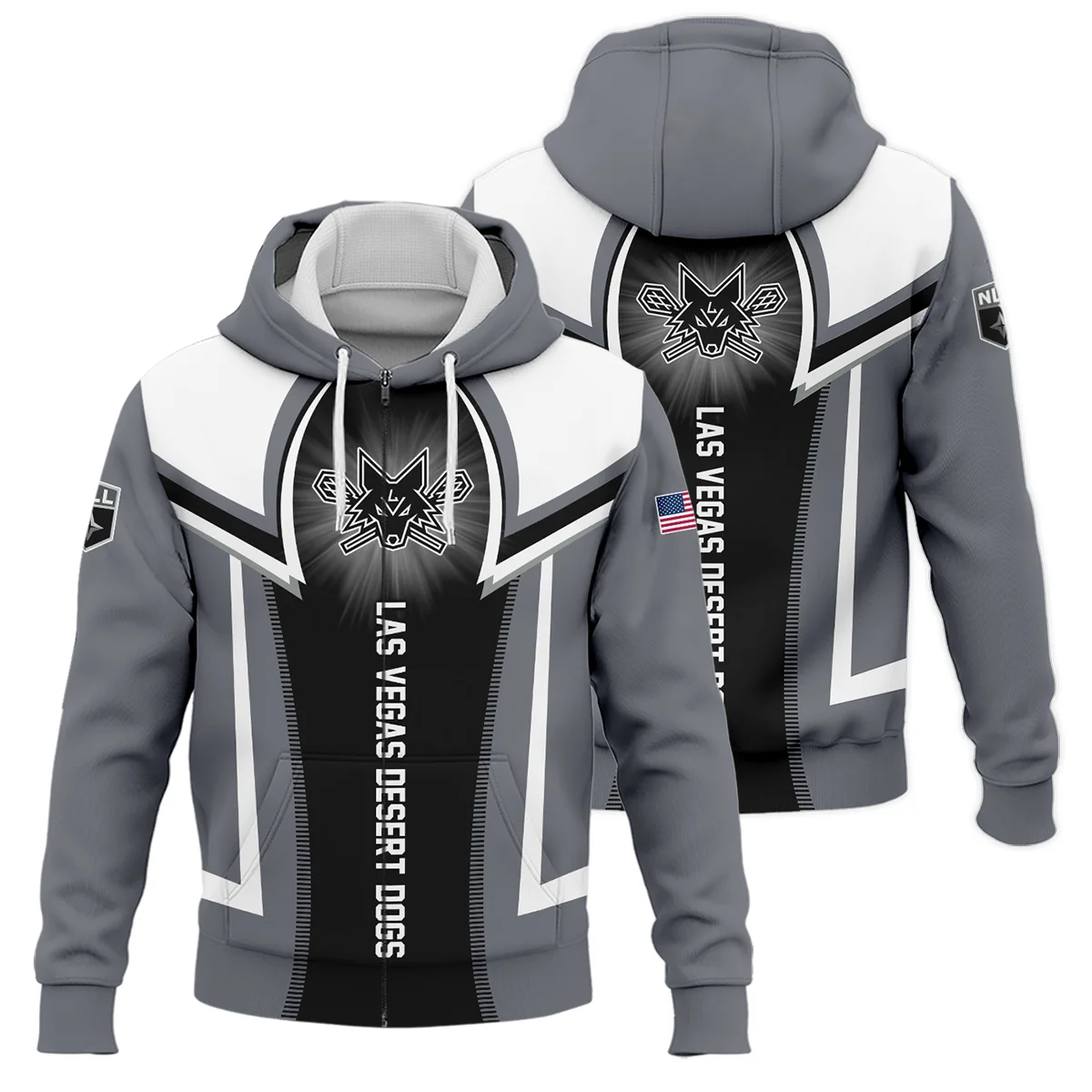 Personalized Gift Zipper Hoodie Georgia Swarm National Lacrosse League All Over Prints HONLL140824A01GEOZHD