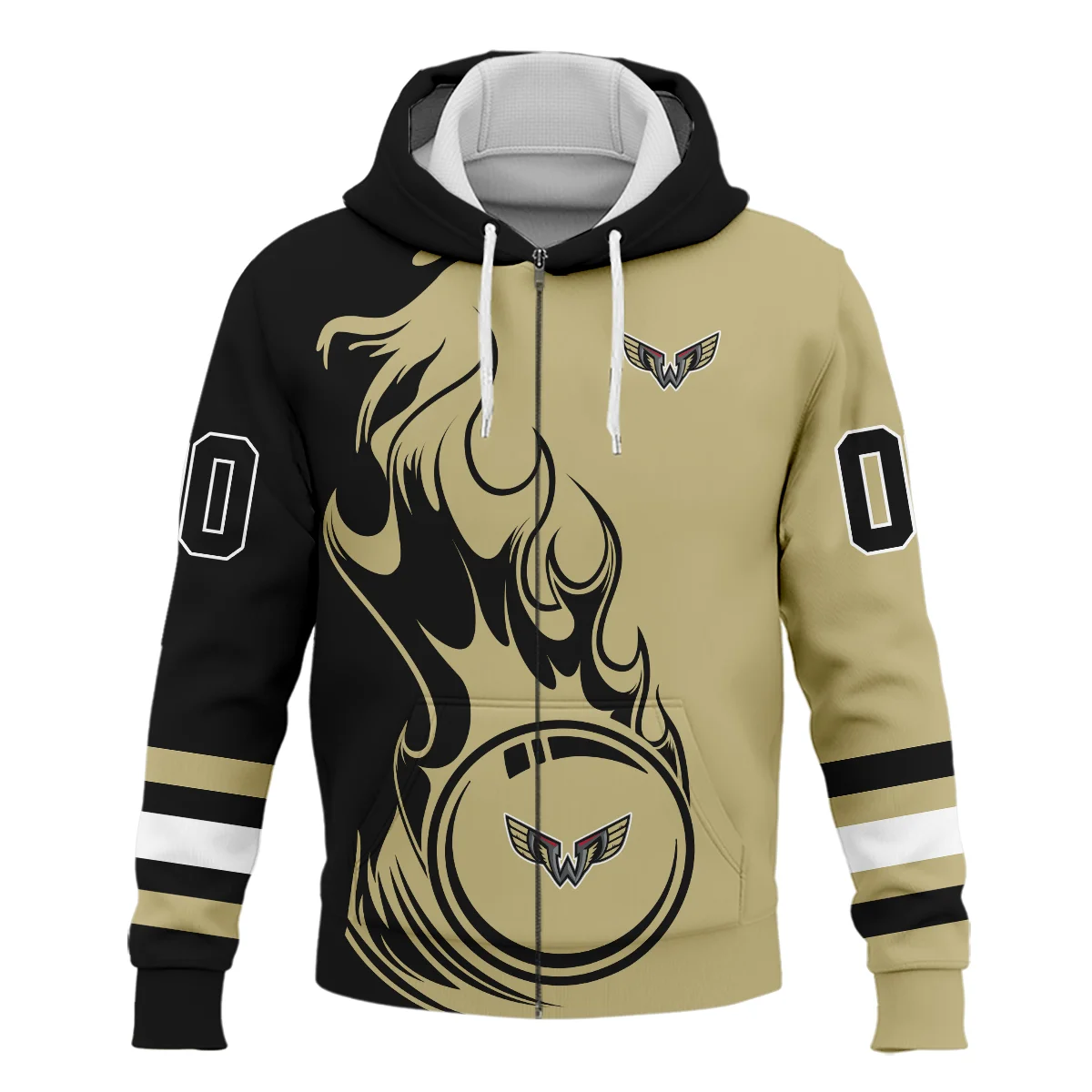 Personalized Gift Zipper Hoodie Philadelphia Wings National Lacrosse League All Over Prints HONLL130824A01PHIZHD