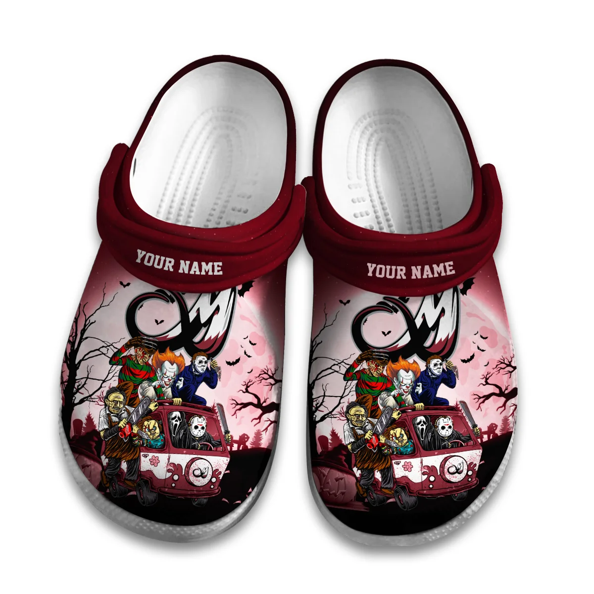 Personalized Halloween Background Colorado Mammoth Classic Crocs All Over Print HONLL010824C02COL