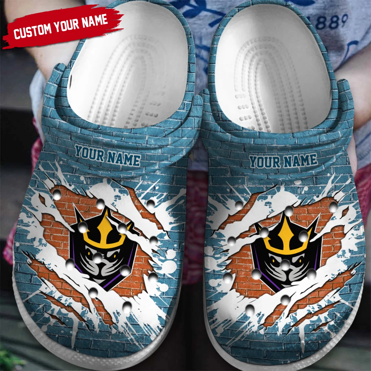 Personalized USA Flag Buffalo Bandits Classic Crocs All Over Print HONLL310724C01BUF