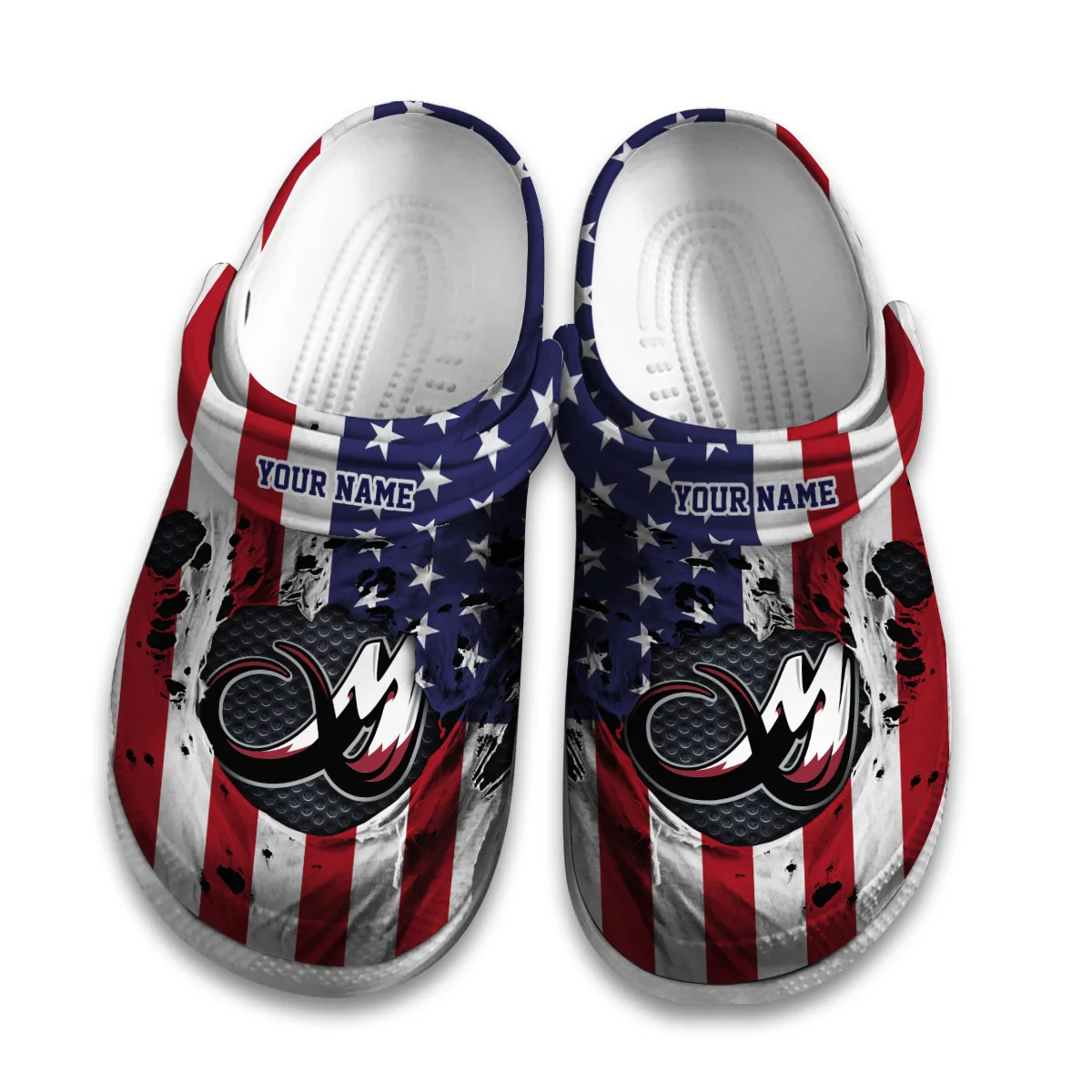 Personalized USA Flag Colorado Mammoth Classic Crocs All Over Print HONLL310724C01COL