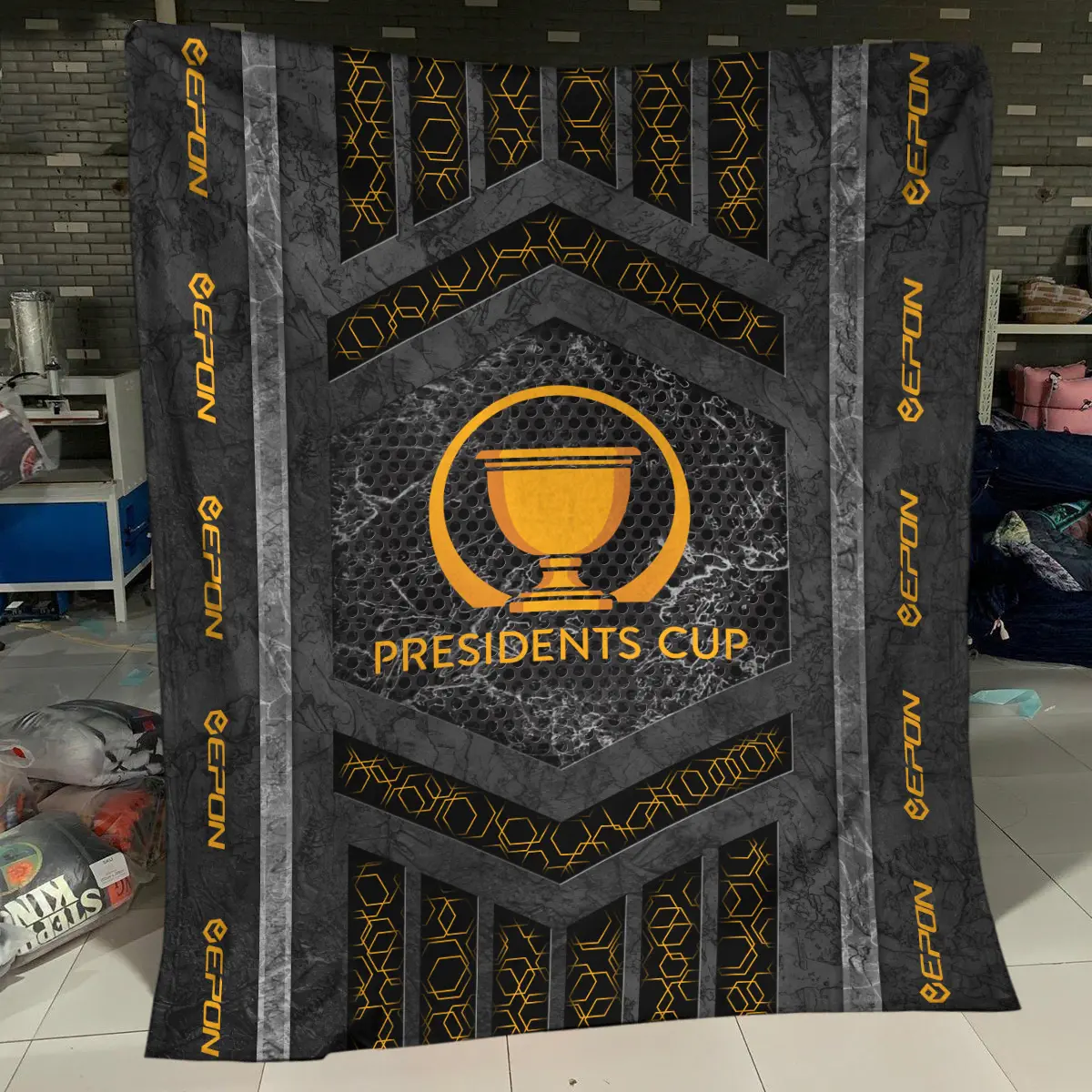 Presidents Cup Tournament Epon Brand Exclusive Logo All Over Prints BLPC231024A01EPSJT - Bedding Set