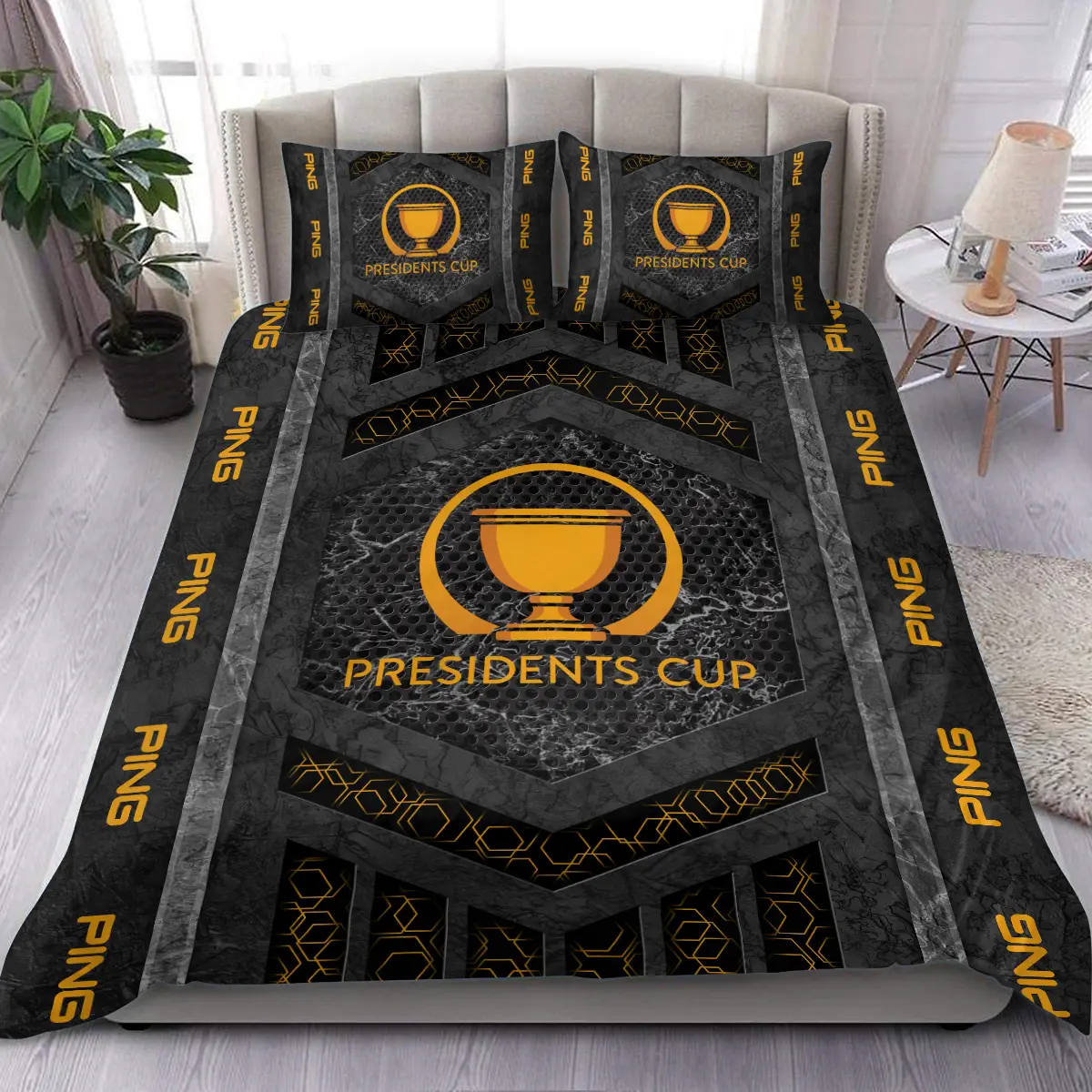 TOUR Championship Tournament Ping Brand Exclusive Logo All Over Prints BLTC231024A01PISJT - Bedding Set