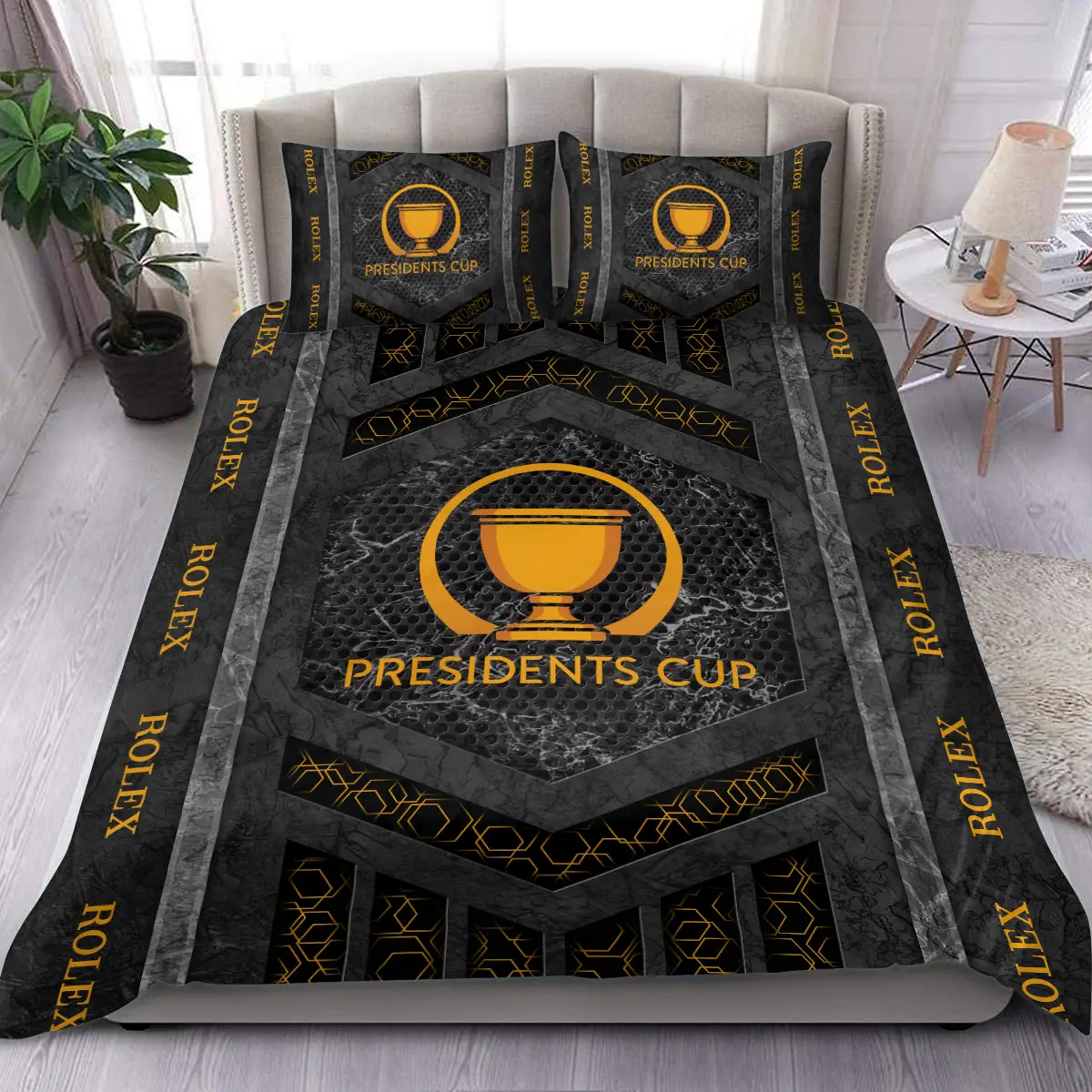 Presidents Cup Tournament Rolex Brand Exclusive Logo All Over Prints BLPC231024A01ROXSJT - Bedding Set