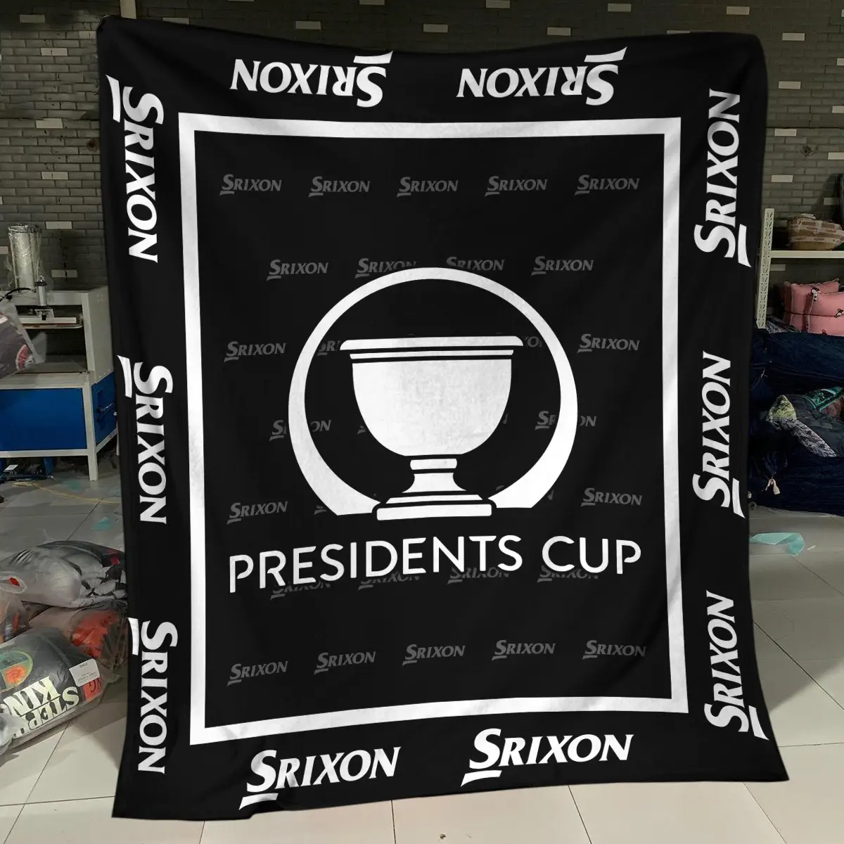 TOUR Championship Tournament Srixon Brand Exclusive Logo All Over Prints BLTC221024A01SRBLK - Blanket