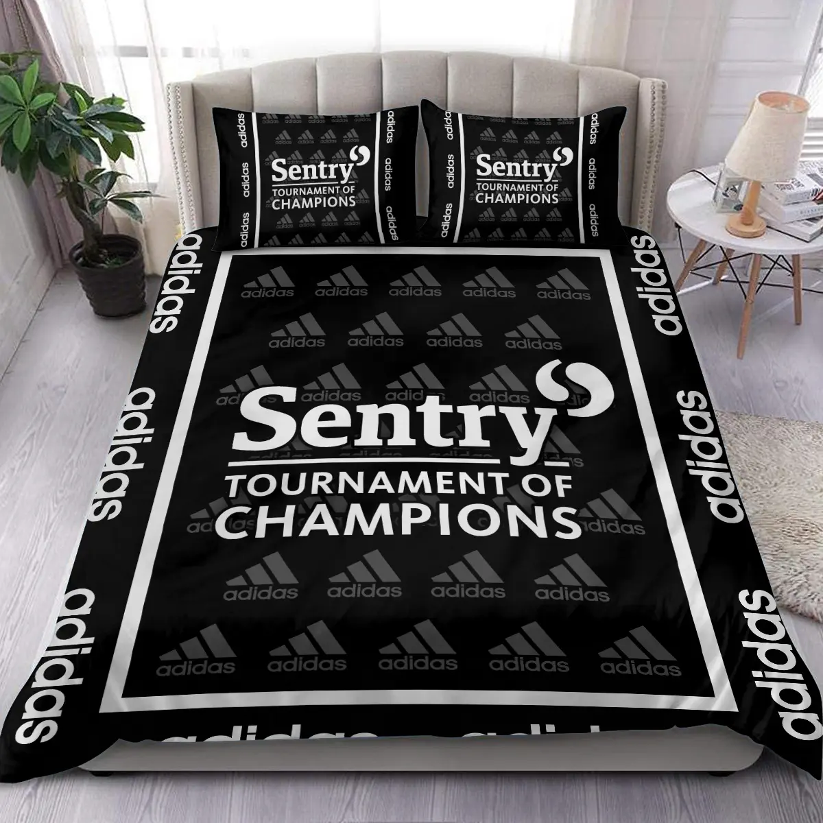 Sentry Tournament of Champions Tournament Adidas Brand Exclusive Logo All Over Prints BLSTC221024A01ADSJT - Bedding Set