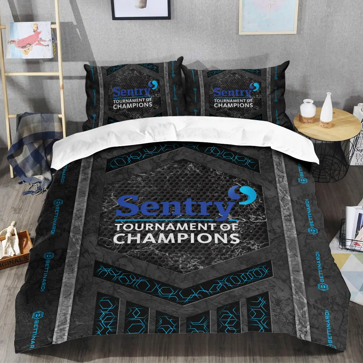 Sentry Tournament of Champions Tournament Bettinardi Golf Brand Exclusive Logo All Over Prints BLSTC231024A01BGSJT - Bedding Set