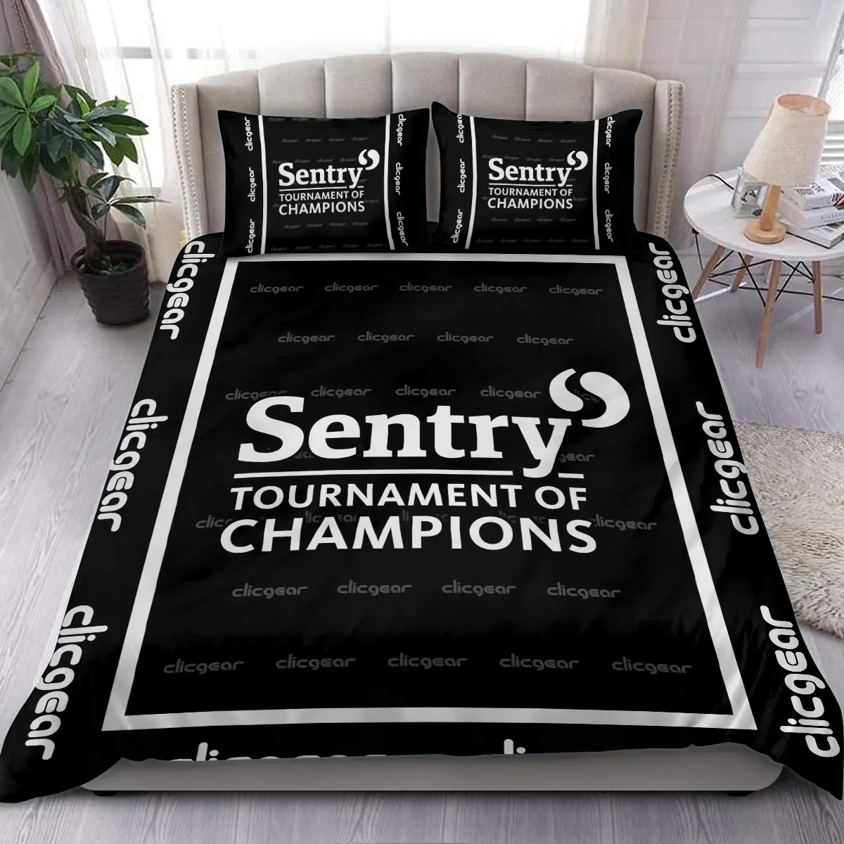 Sentry Tournament of Champions Tournament Clicgear Brand Exclusive Logo All Over Prints BLSTC221024A01CLISJT - Bedding Set