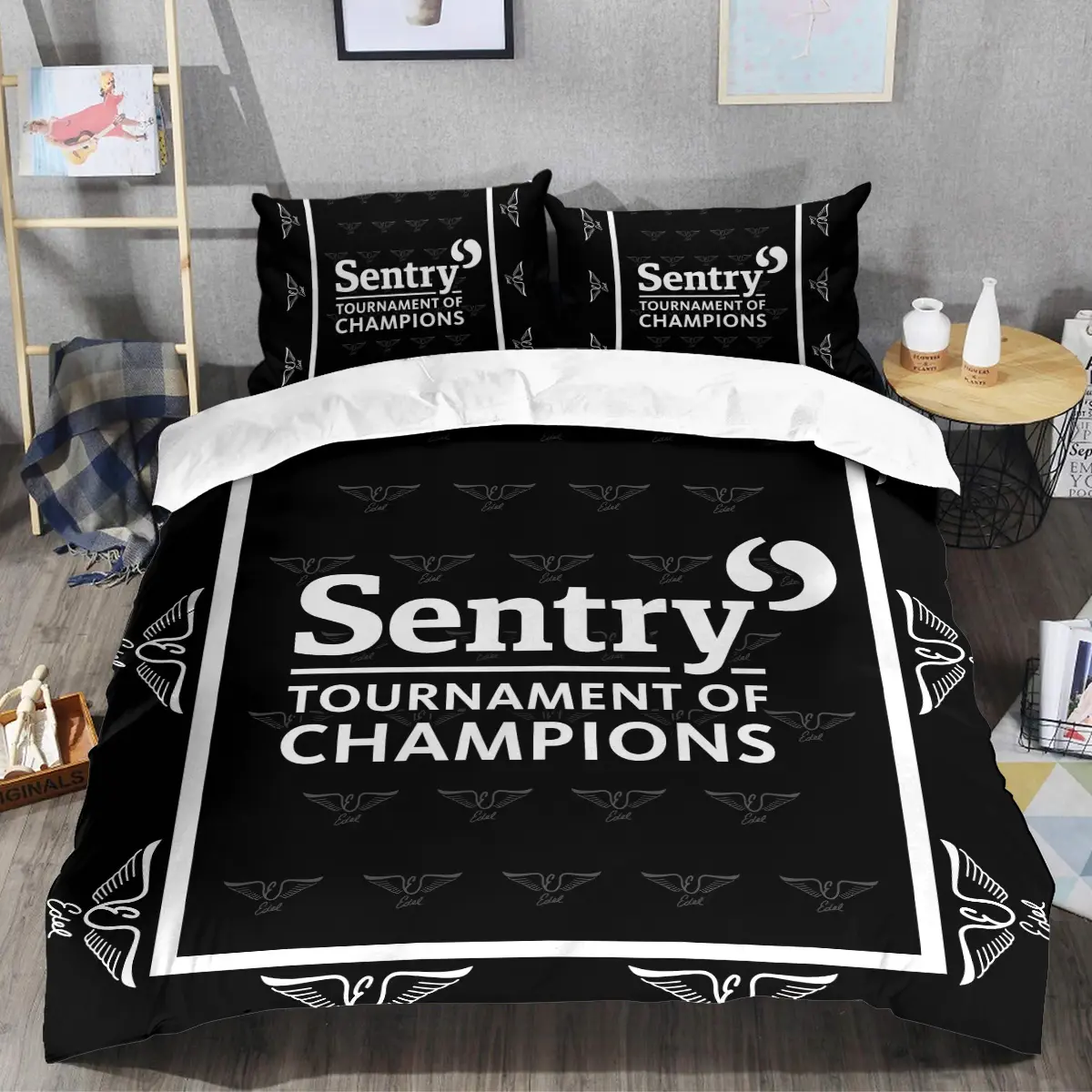 Sentry Tournament of Champions Tournament Edel Golf Brand Exclusive Logo All Over Prints BLSTC221024A01EGSJT - Bedding Set