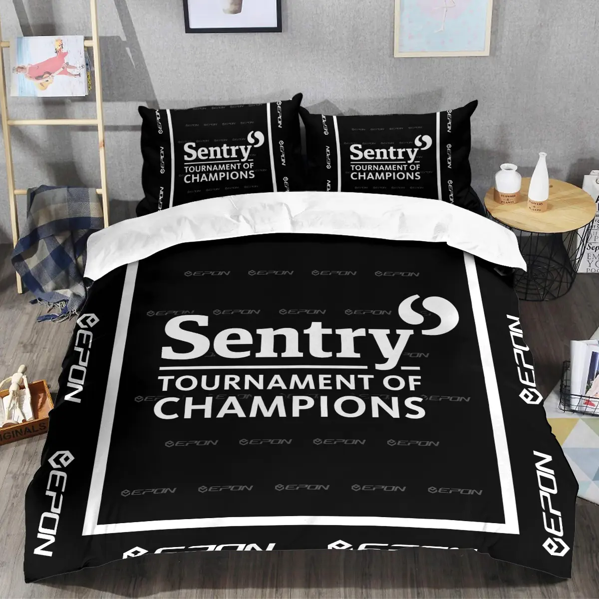 Sentry Tournament of Champions Tournament Epon Brand Exclusive Logo All Over Prints BLSTC221024A01EPSJT - Bedding Set