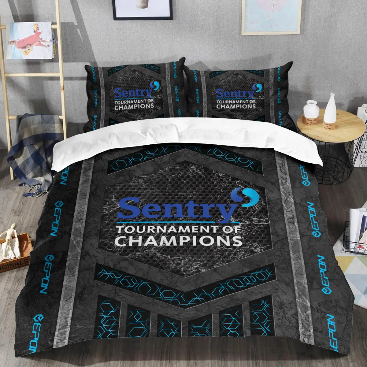 Sentry Tournament of Champions Tournament Epon Brand Exclusive Logo All Over Prints BLSTC231024A01EPSJT - Bedding Set