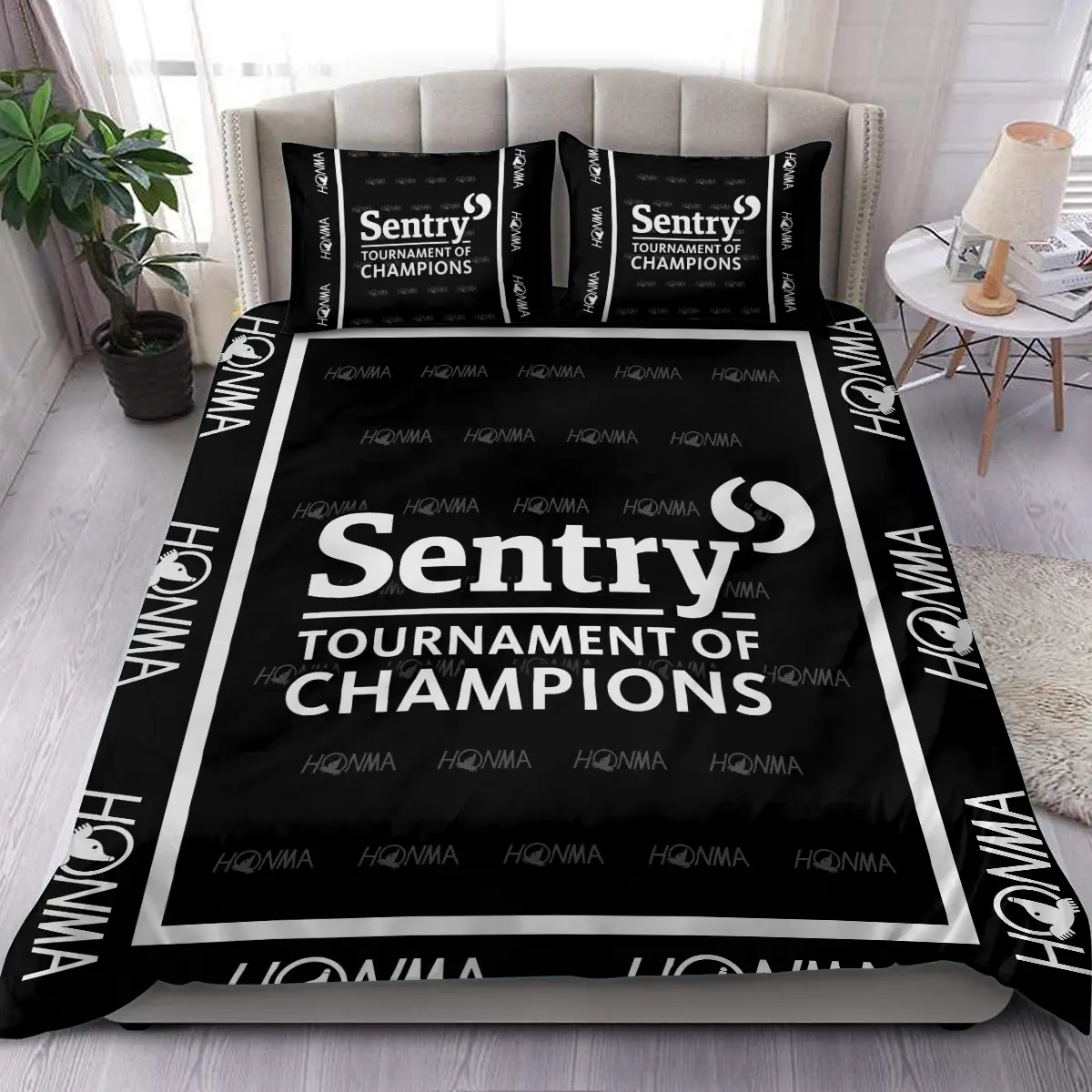 Sentry Tournament of Champions Tournament Honma Brand Exclusive Logo All Over Prints BLSTC221024A01HOSJT - Bedding Set