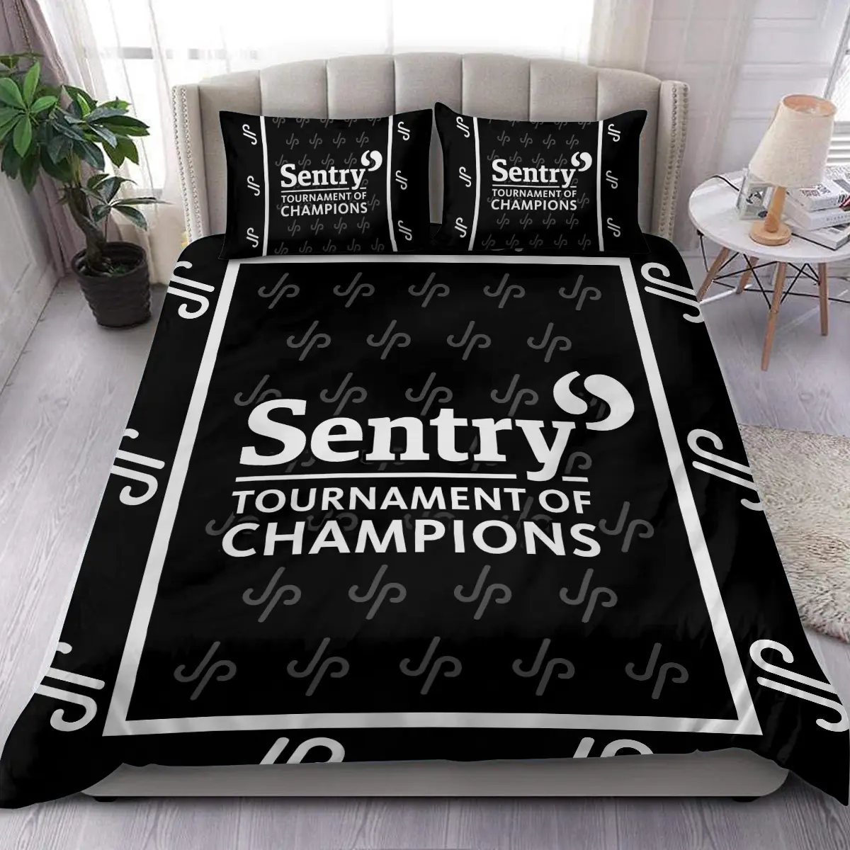 Sentry Tournament of Champions Tournament JP Golf Brand Exclusive Logo All Over Prints BLSTC221024A01JPSJT - Bedding Set