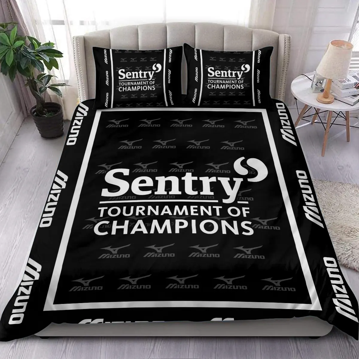 Sentry Tournament of Champions Tournament Mizuno Brand Exclusive Logo All Over Prints BLSTC221024A01MIZSJT - Bedding Set