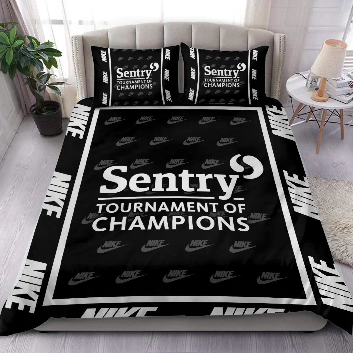 Sentry Tournament of Champions Tournament Nike Brand Exclusive Logo All Over Prints BLSTC221024A01NKSJT - Bedding Set