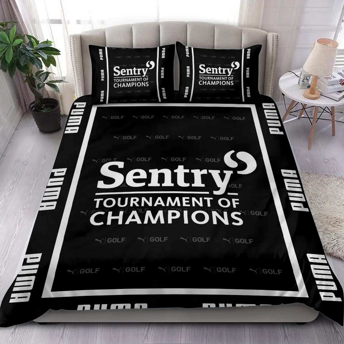 Sentry Tournament of Champions Tournament PUMA Golf Brand Exclusive Logo All Over Prints BLSTC221024A01PUMSJT - Bedding Set