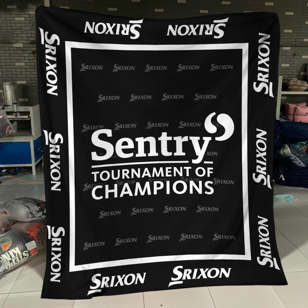 The American Express Golf Tournament Srixon Brand Exclusive Logo All Over Prints BLAEG221024A01SRBLK - Blanket