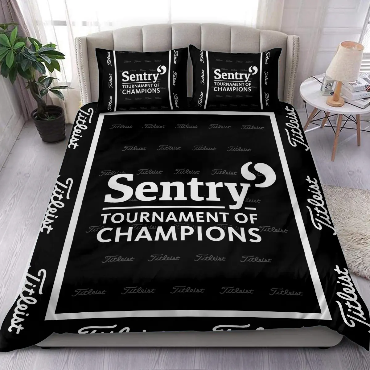 Sentry Tournament of Champions Tournament Titleist Brand Exclusive Logo All Over Prints BLSTC221024A01TLSJT - Bedding Set