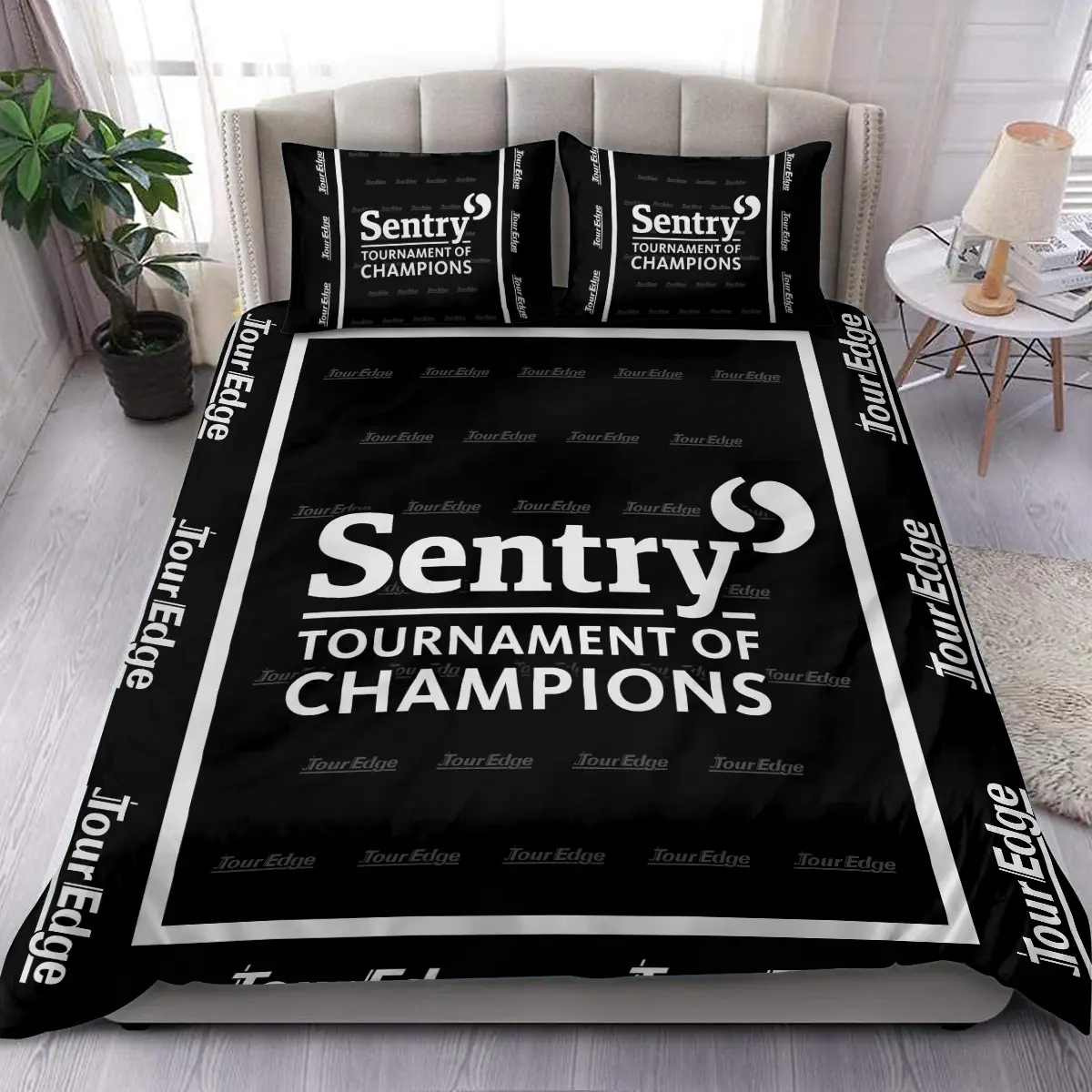 Sentry Tournament of Champions Tournament Tour Edge Brand Exclusive Logo All Over Prints BLSTC221024A01TESJT - Bedding Set