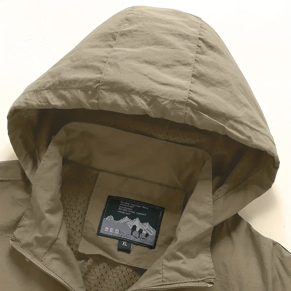 Special Release Adams Golf 125th U.S. Open Oakmont Waterproof Outdoor Jacket QTUSG231024A1AG - Khaki