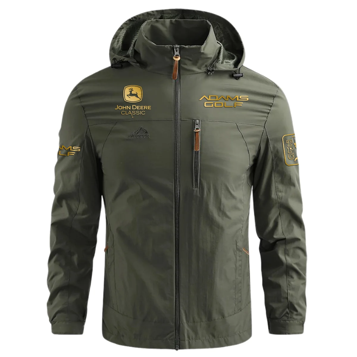 Special Release Adams Golf John Deere Classic Waterproof Outdoor Jacket QTJD231024A01AG - Gray