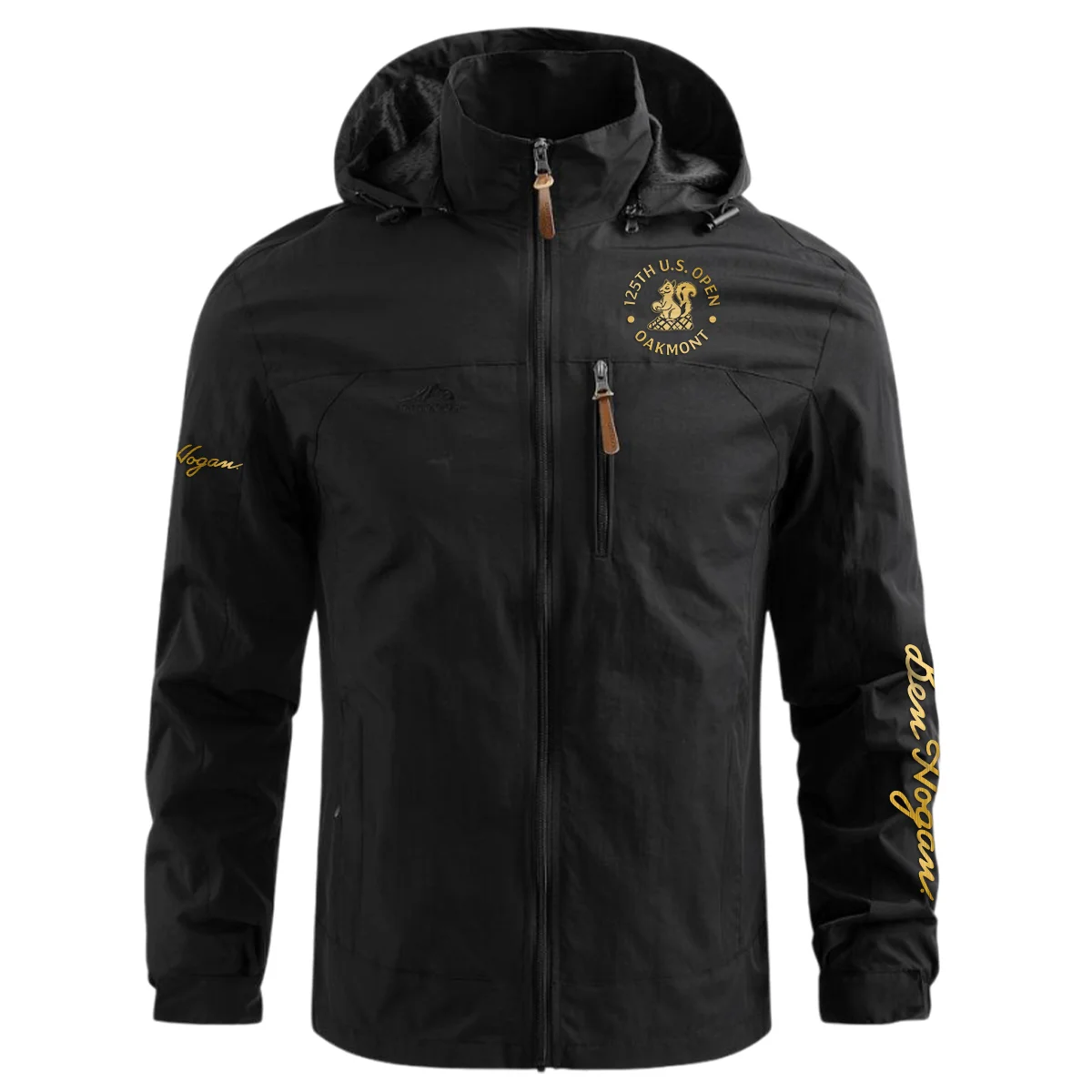 Special Release Ben Hogan 125th U.S. Open Oakmont Waterproof Outdoor Jacket QTUSG231024A1BH - Black