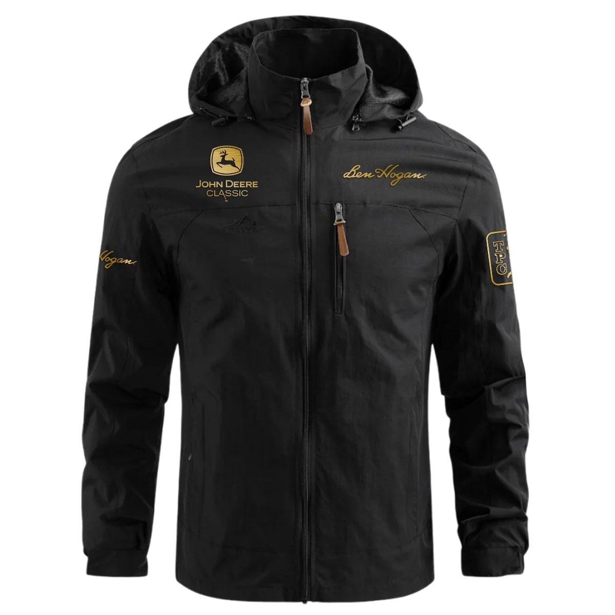 Special Release Ben Hogan John Deere Classic Waterproof Outdoor Jacket QTJD231024A01BH - Black