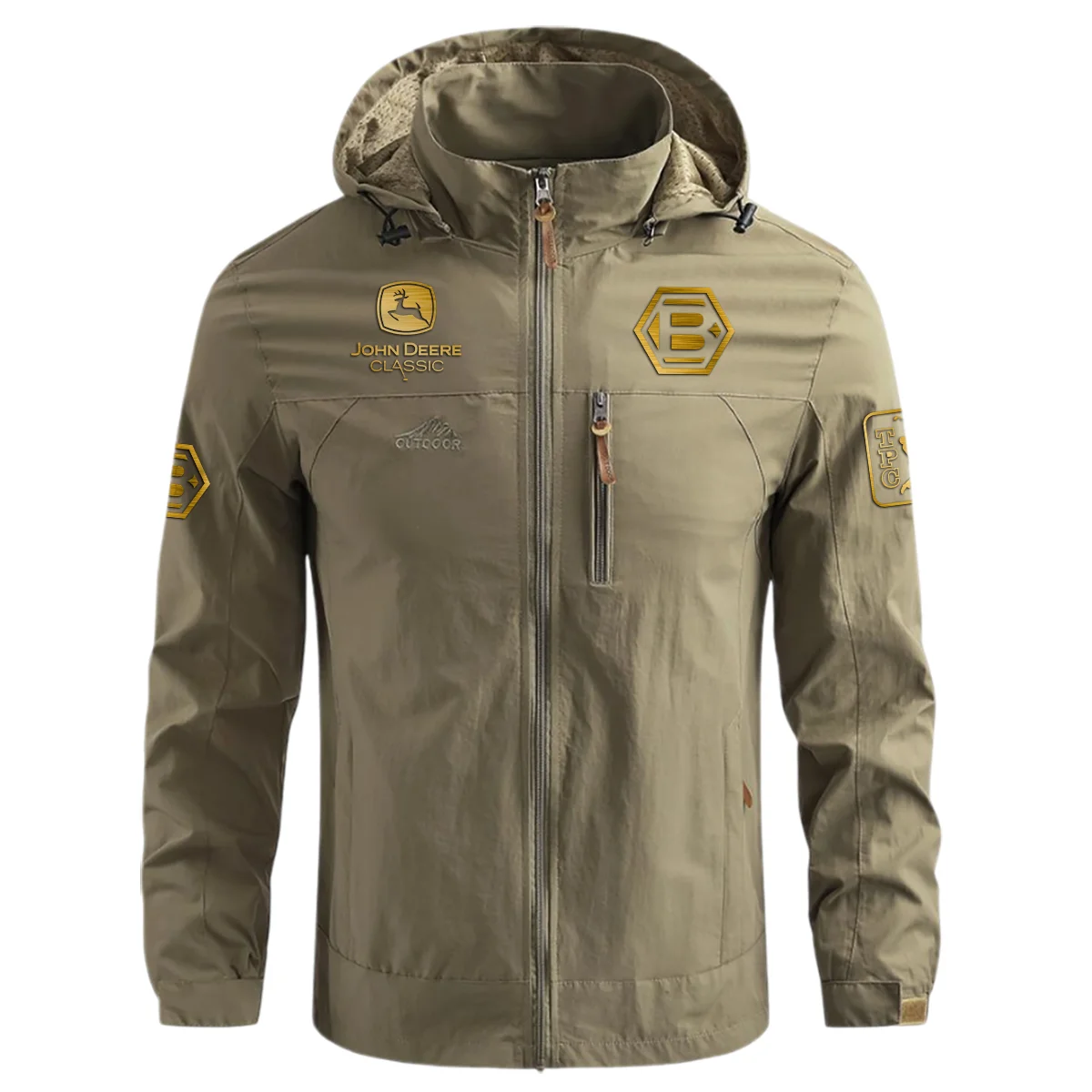 Special Release Bettinardi Golf John Deere Classic Waterproof Outdoor Jacket QTJD231024A01BG - Khaki