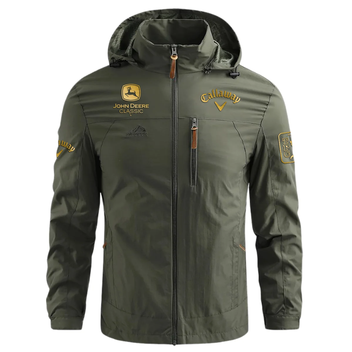 Special Release Callaway John Deere Classic Waterproof Outdoor Jacket QTJD231024A01CLW - Military Green